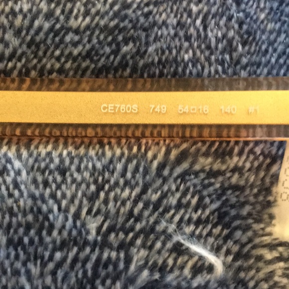 Chloe Sunglasses iCE760S Gold Square Cat Eye NWT - Picture 6 of 9